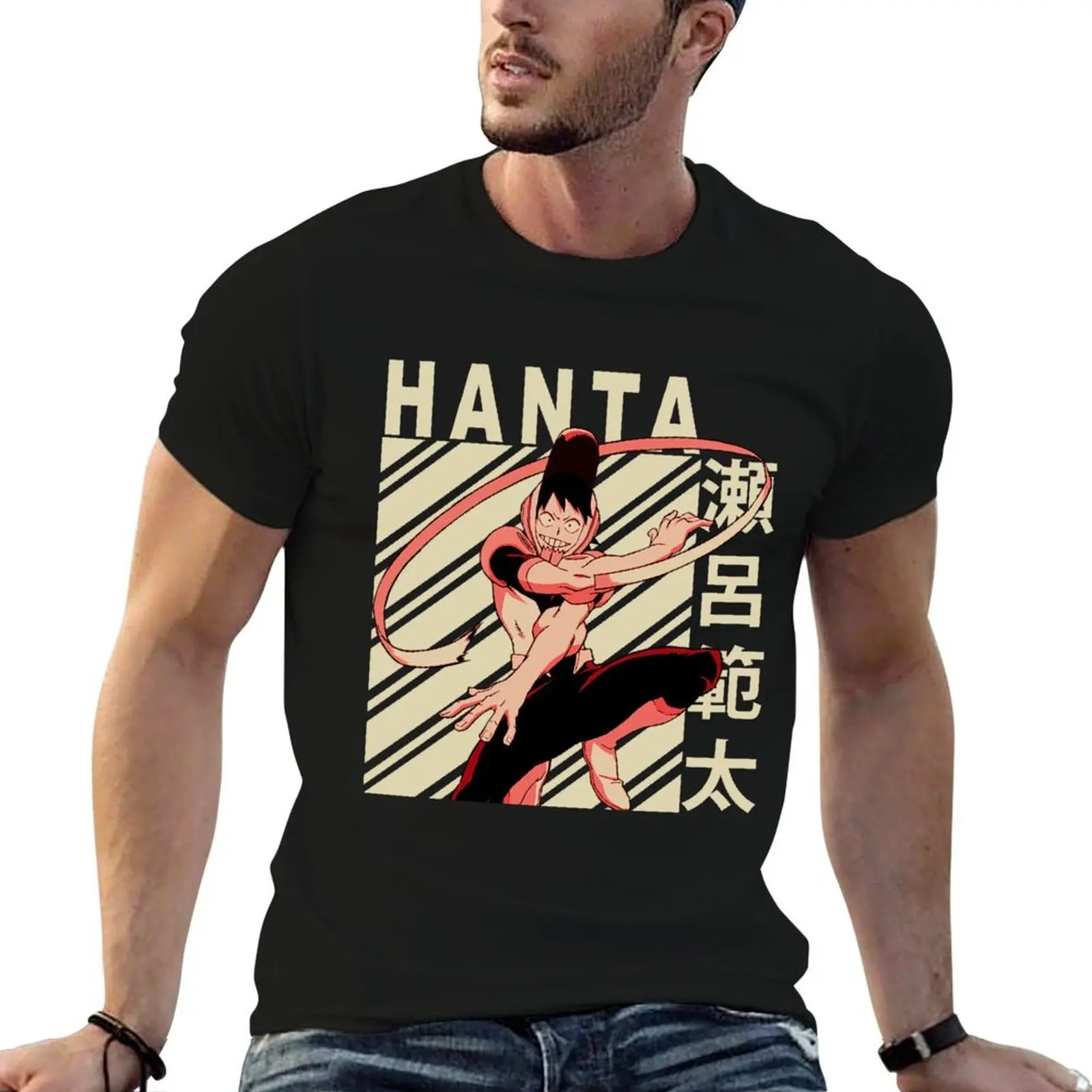 

hanta sero Vintage Art T-Shirt t shirts for man cotton soft t shirt man luxury funny t shirts man T-shirt