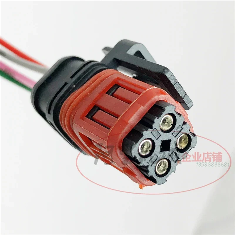 1PCS Common Rail Injector Electromagnetic Valve Wire Plug for VOLVO,