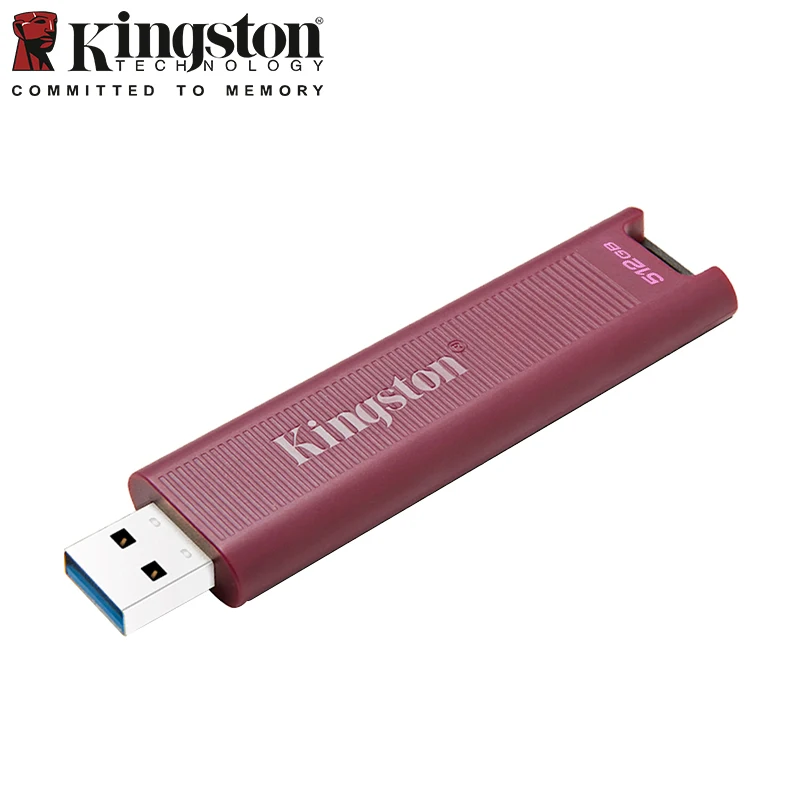 كينجستون داتاترافيلر ماكس Type-A USB فلاش حملة 256GB 512GB 1 تيرا بايت USB 3.2 Gen 2 فلاش حملة القلم الأحمر DTMAXA للكمبيوتر