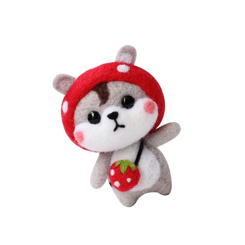 

Набор для валяния из шерсти своими руками для детей и взрослых с инструментами для валяния, инструкцией на английском языке, цветным войлочным материалом и набором для рукоделия для домашнего декора