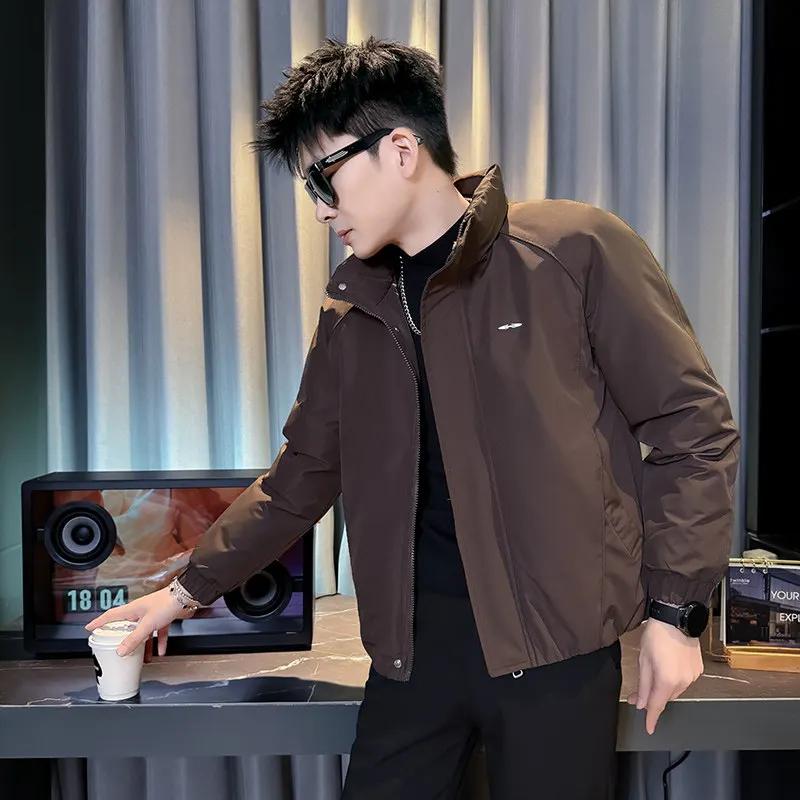 

Men's Slim Fit Cotton Jaet Small Size XS Warmth Youth Casual Polyester Fiber Fill ort Outerwear Winter Coat