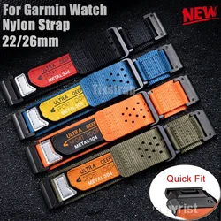 Quick Fit 22mm 26mm For Garmin Watch Fenix 7 7X Pro 6 6X 5 5X Plu 3 3HR/Epix Pro Gen 2 51mm 47mm Loop strap replacement bracelet