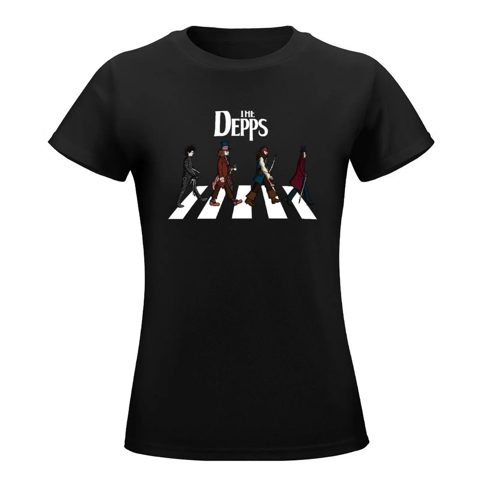 The Depps T-Shirt Short sleeve tee vintage clothes animal print shirt for girls anime clothes rock and roll t shirts for Women