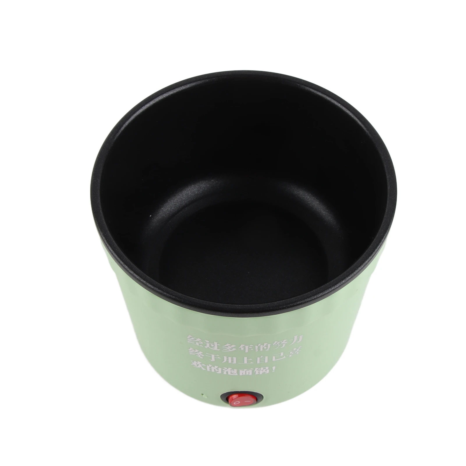 110V Mini Electric Noodle Pot Multifunctional Hot Pot Ramen Cooker 1L Cooking Pot for Office Use
