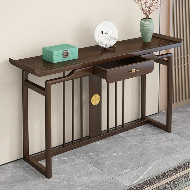 

Vintage Rustic Console Table Classic Antique Chinese Mid Century Console Table Traditional Simple Console Meuble Furniture Home
