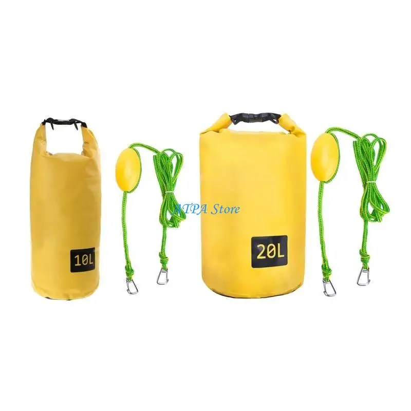 U13C Sand Bag Kayak Kayak 10L Waterproof Dry Bag with Line Hook Buoy