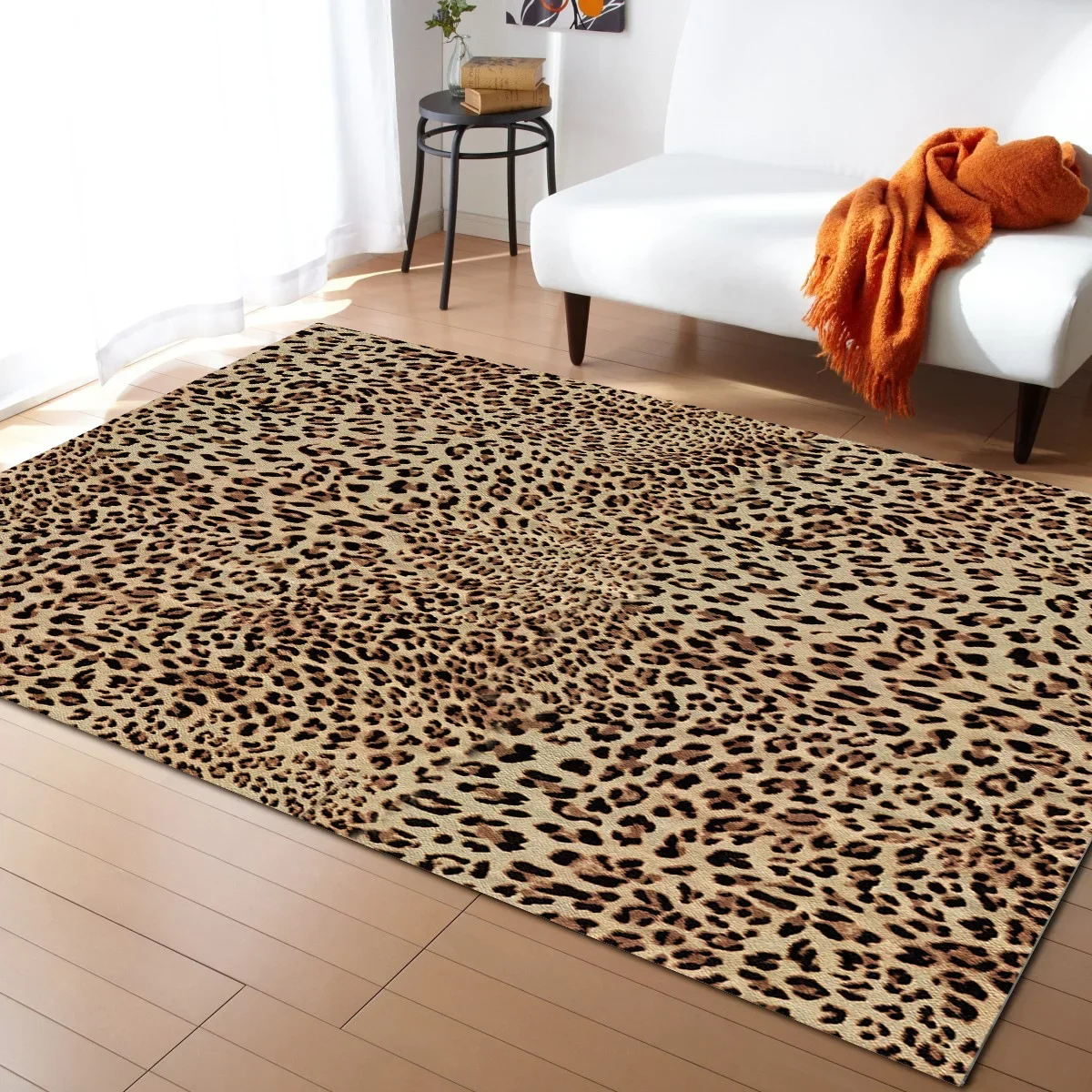 Sexy Leopard Print Living Room Floor Mat Children's Room Bedroom Bedside Carpet Kitchen Door Mat