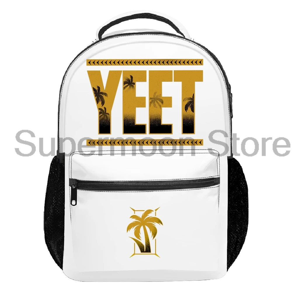 Jey Uso Golden Yeet Rucksack Women Men Backpack Travel Bag Casual Daypack Outdoor Packsack