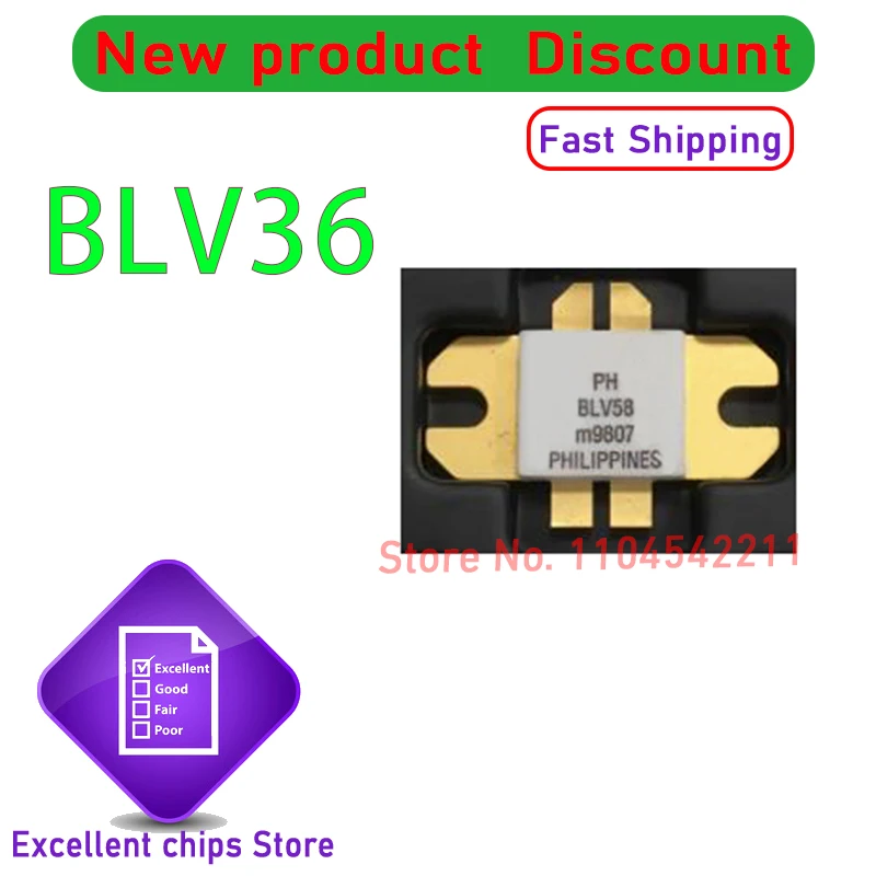 

1 шт./лот, новая оригинальная радиочастотная трубка BLV36 SMD, высокочастотная трубка, модуль усиления мощности, в наличии