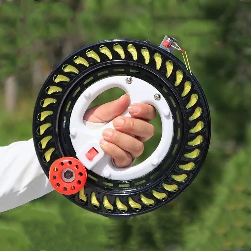 18 cm cerf-volant bobine de corde 200 m ligne spinners coupe-vent bobines en nylon papalote surf jouets de plein air cerf-volant grand adulte sans fil grands cerfs-volants