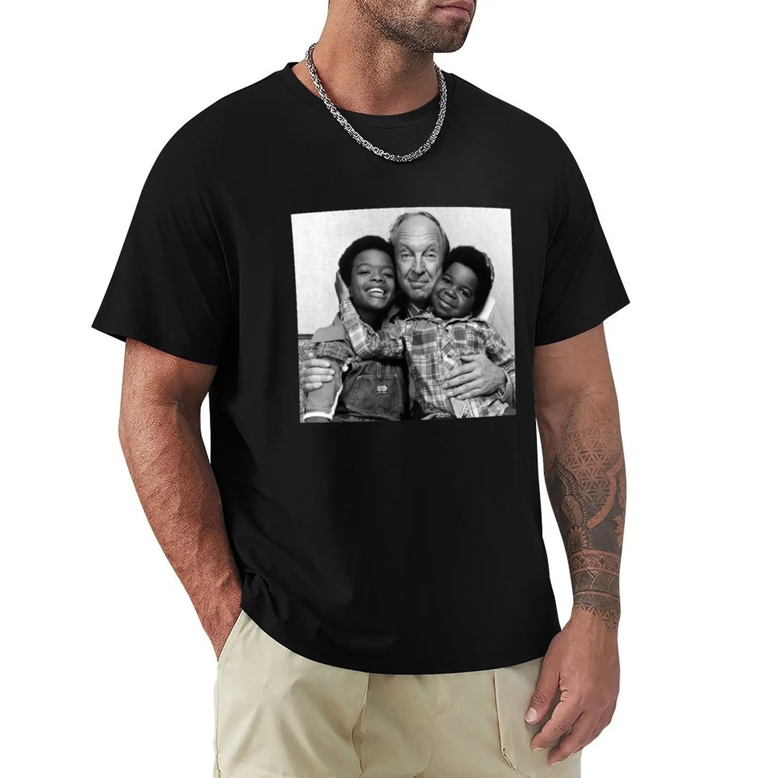 Camiseta Conrad Bain Mr Drummond On Diffrent Strokes, camiseta con estampado de estilo moderno