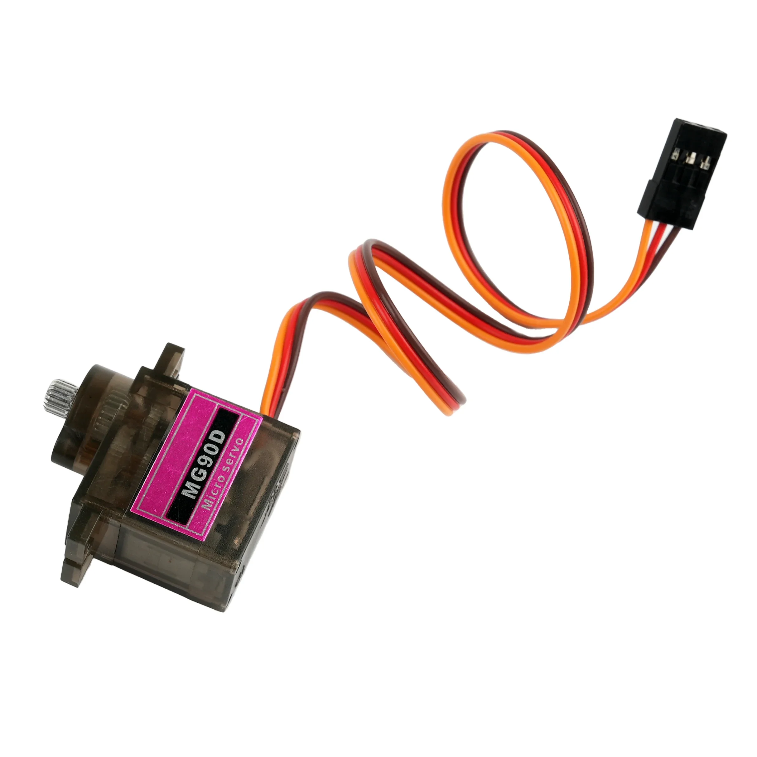 Micro Servo Digital 9g 180/270/360 °   Motor cepillado de alto par, engranaje de Metal 4,8-6,0 V MG90D para juguetes modelo RC, coche DIY, Robot, avión
