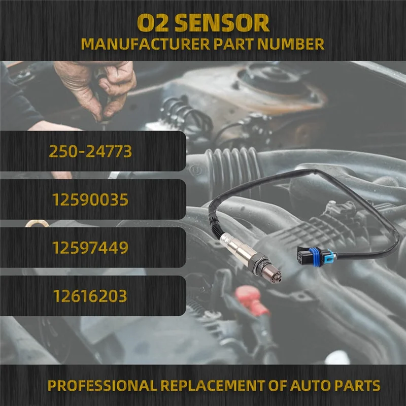 A30F-O2 Sauerstoffsensor für Cadillac ATS CTS SRX XTS Traverse Camaro Equinox Enclave GMC Acadia Pontiac 250-24773