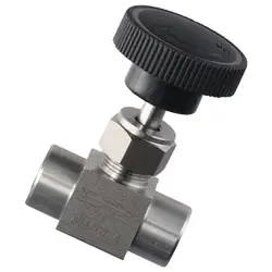 NPT Valves 304 Stainless Steel NPT Female Needle for Valve Flow Control Water Gas Oil (NPT 1/4)