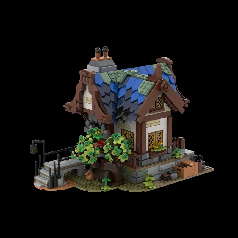 Modulare Stadt Gebäude Modell Moc Bausteine Mittelalterlichen Haus Modell Technologie Ziegel Montage Fahrzeug Spielzeug DIY Urlaub Geschenke