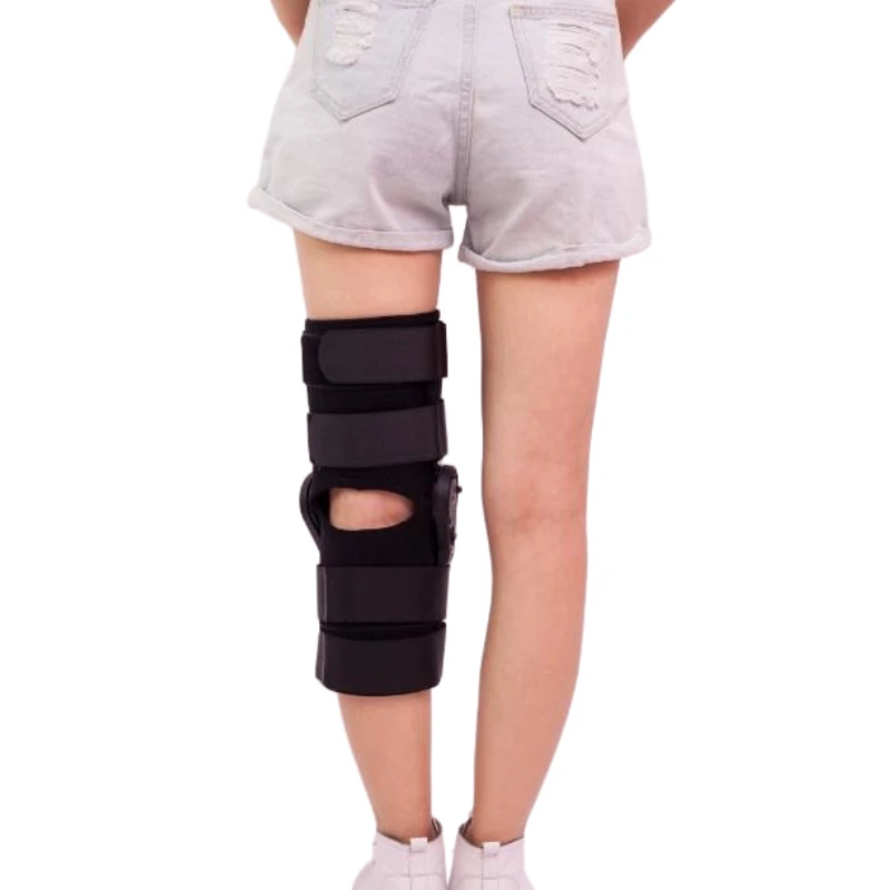 Brace article estável para perna esquerda e direita, suporte do ligamento articular do joelho, tendão para homens e mulheres, imobilizador, 1pc