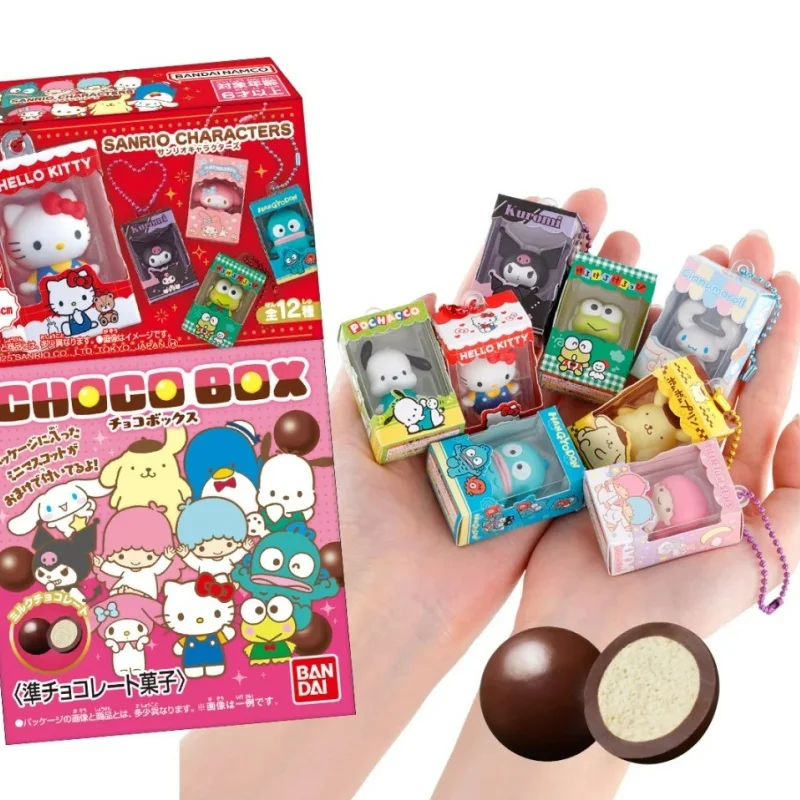 Genuine Sanrio Mini My Melody Rice Grain Series Blind Box Kuromi Hellokitty Cinnamoroll Little Twin Stars Charms Cute Gift Toy