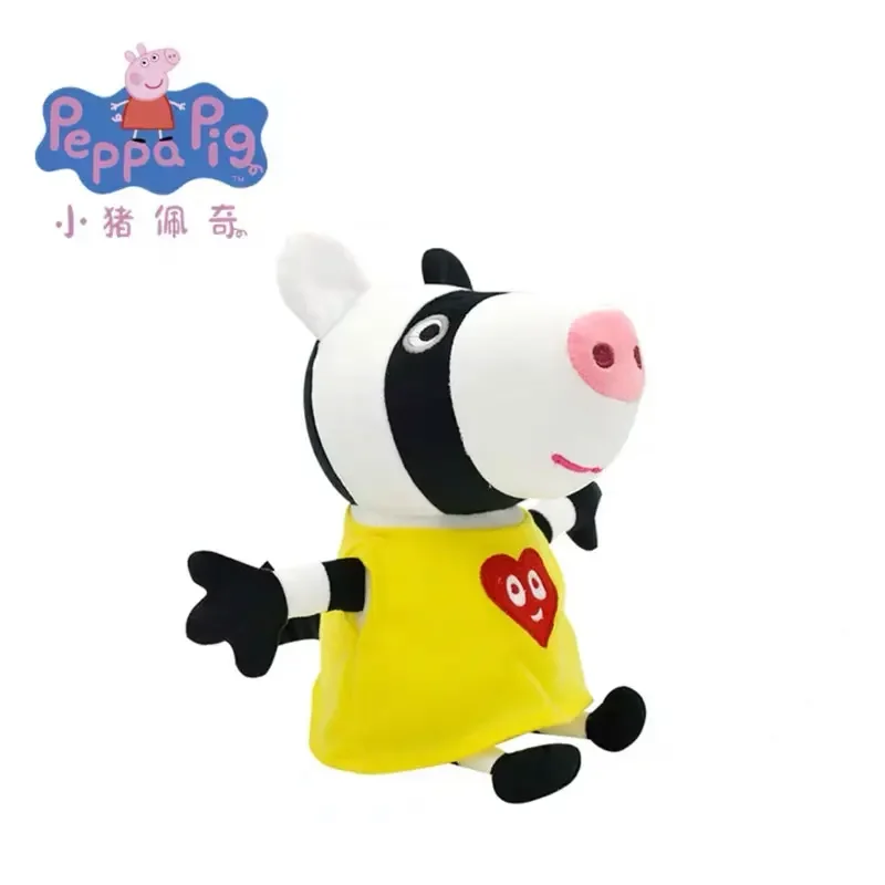 Peppa Pig forever Friends子供用ぬいぐるみ、部屋の装飾、誕生日プレゼント、Edward、Elephant、Pedro、Pony、Suzy、Sheep、Zoe、Zebra、オリジナル