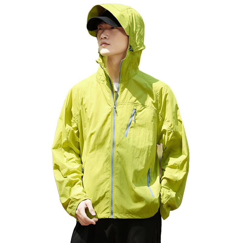 

Quick-drying Skin Coat Ice Silk Sunscreen Clothing Summer New UPF50 + UV Protection Breathable Outdoor Couple Sunscreen Clothing