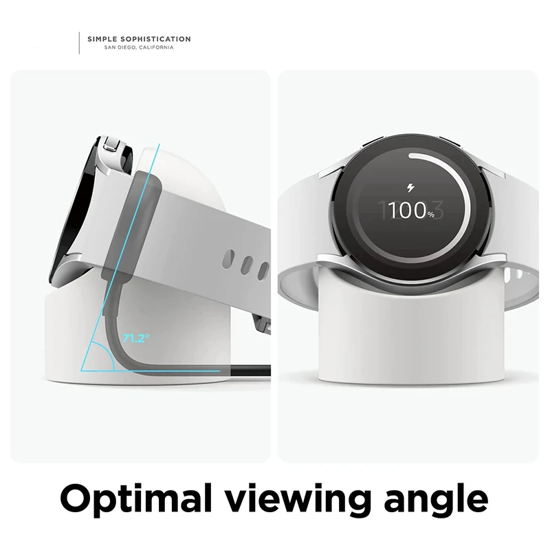 Silicone Charging Seat for Samsung Galaxy Watch 5 Pro Charging Stand Storage Seat for Samsung Galaxy Watch 3 4 5 40mm 44mm 45mm