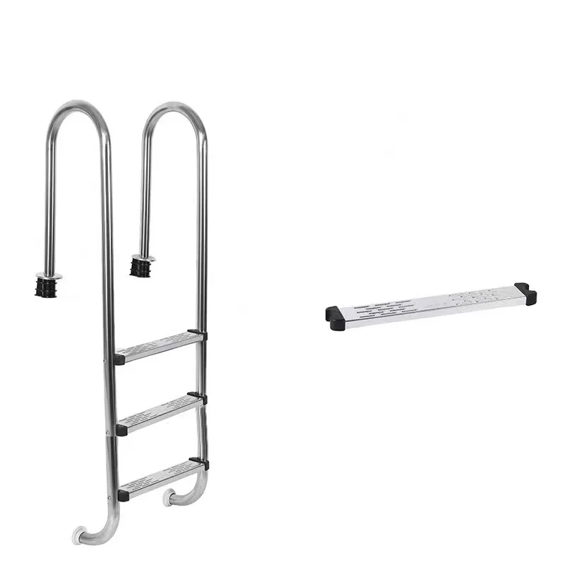2-5 Steps Stainless Steel Pool Ladder Non-Slip For Swimming Pool Accessories