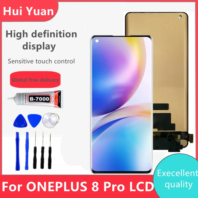 

6.78"; Original TFT For OnePlus 8 Pro LCD Display Screen+Touch Panel Digitizer Replacement 1+8Pro For Oneplus 8 1+8 IN2023 LC