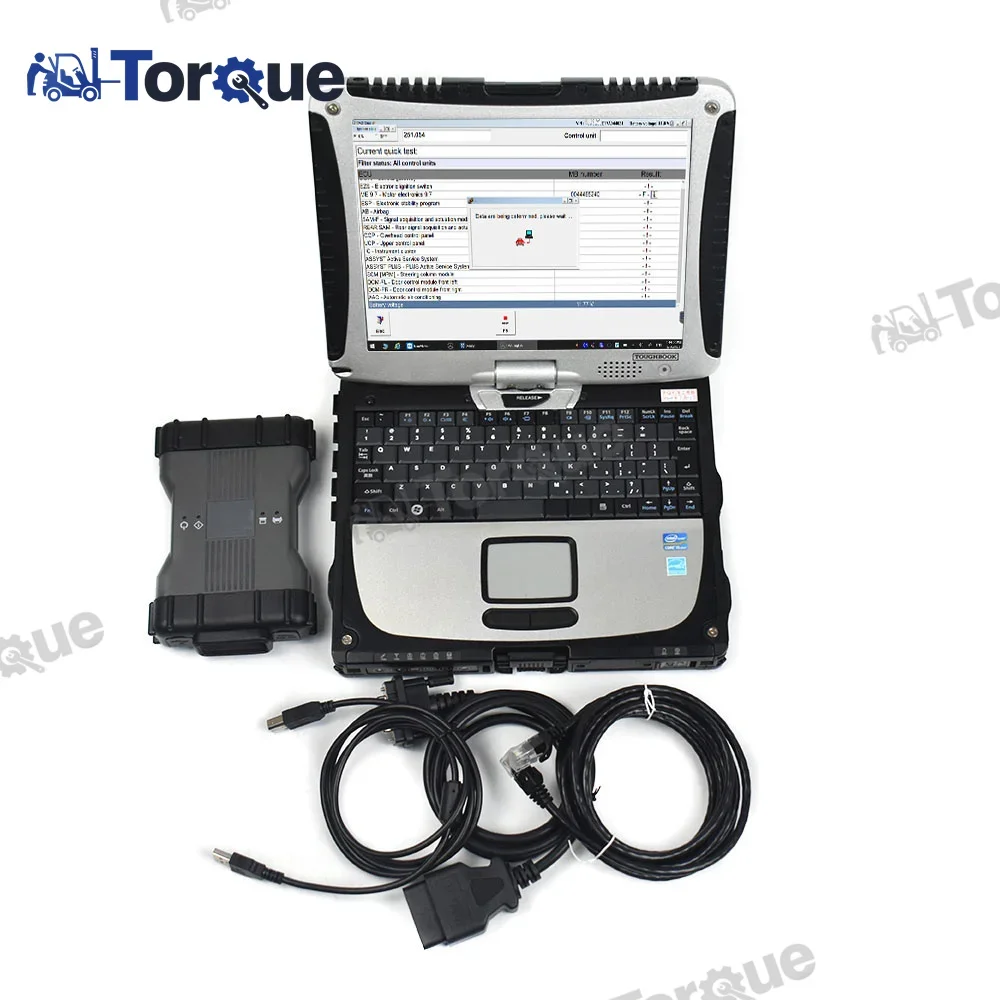 For BENZ Car Truck Diagnostic Tool MB Star C6 Multiplexer +CF19 Laptop PK SD Connect C4/C5/C6 Xentry Epc Wis Diagostic kit