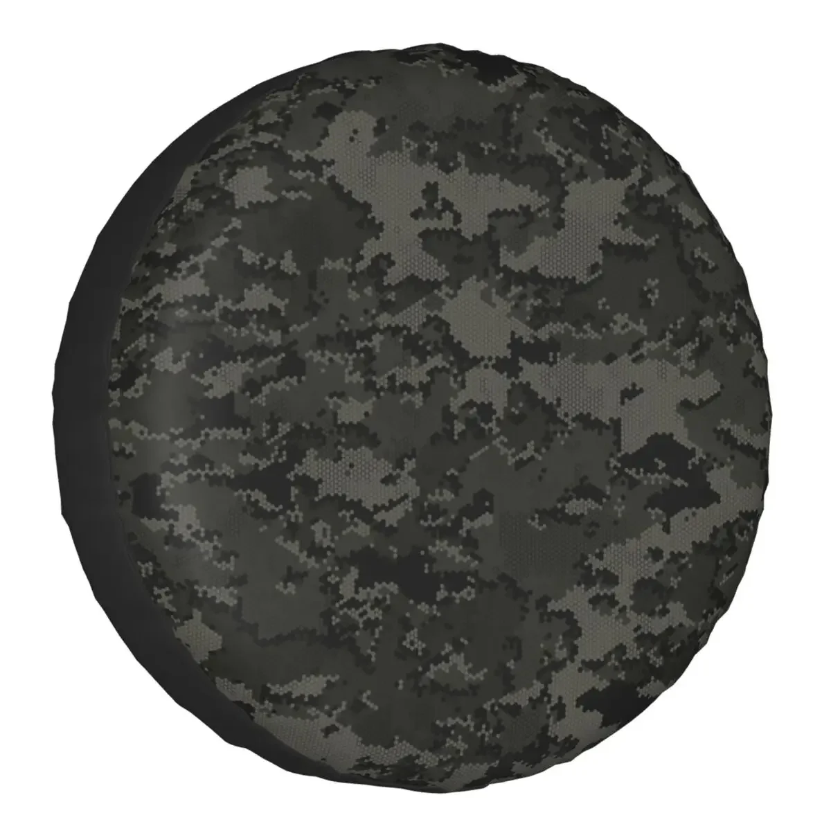 Military Camouflage Spare Tire Cover, Blackout Cover, Alpha Zulu, CamSolomon, versi4 x 4, arm