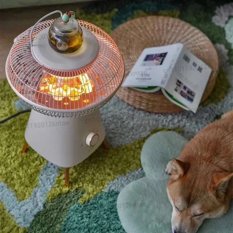 Small Solar Heater Household Energy Saving Air Heater Small Silent Carbon Fiber Heating Oven Electric Fireplace