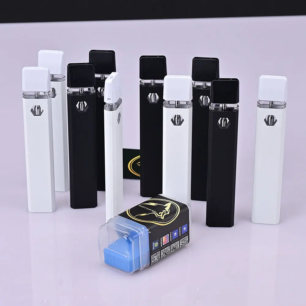 50pcs Cookies Rechargeable Vape Pod Kits Thick Oil Ceramic Coil 1.0ml Capacity 280mAh Vaporizer Pen USB Charger Battery