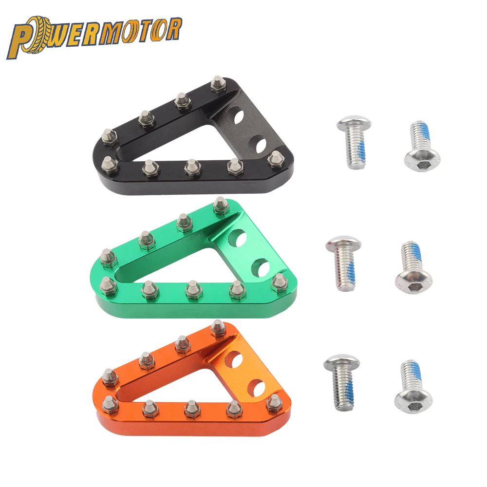 Motorrad hinten Fuß Bremspedal Hebel Brems kopf Aluminium Zubehör für ktm exc xc xcf sx sxf Motocross Teile