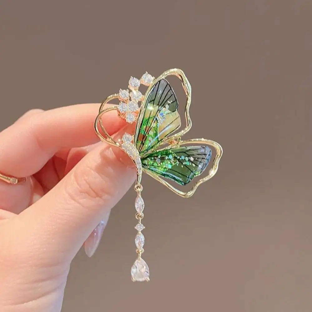 고품질 잠자리 모양 브로치 라인스톤 모조 진주 배지 핀 합금 장신구 핀 여성 소녀용