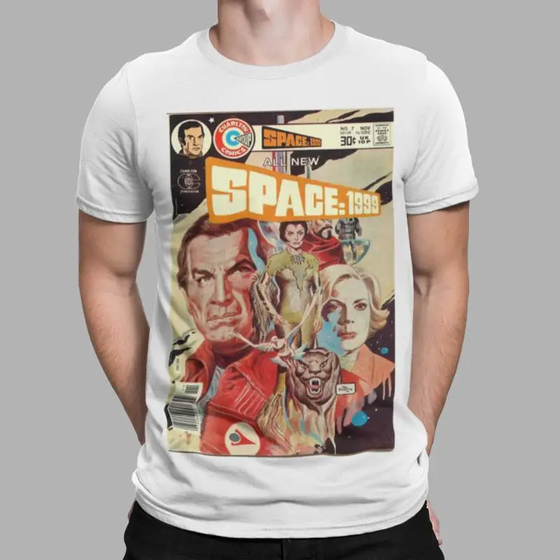 Camiseta Space 1999 Eagle Retro Tv película 1970 90S 80S película de nave espacial ciencia ficción Geeks