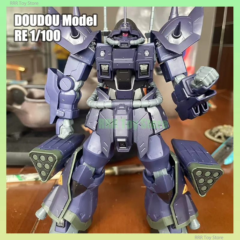 Gundam Stock Doudou Model RE Model Kit Efreet Nacht Color Assembly Action