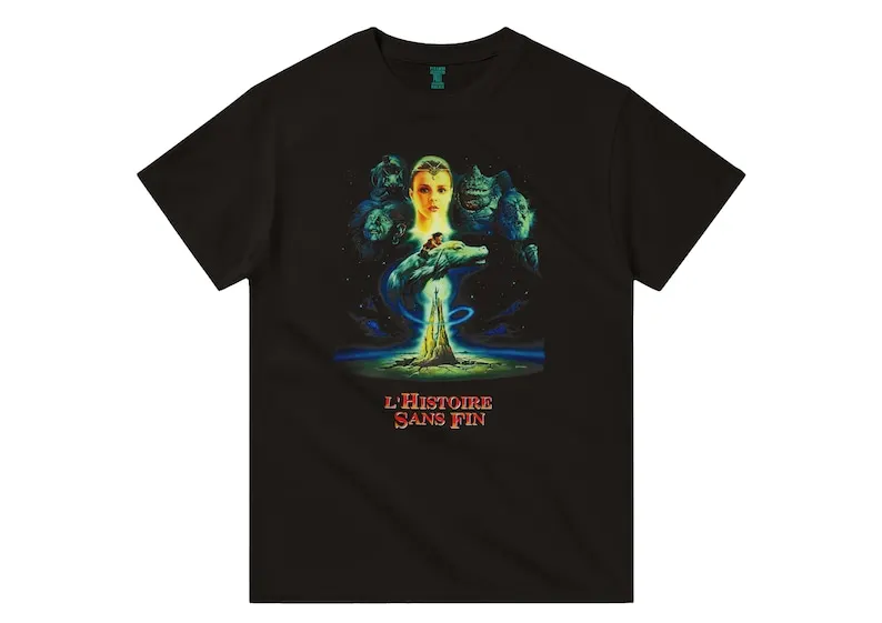 The NeverEnding Story, Die unendliche Geschichte, Wolfgang Petersen, 1984, French Ed. - HQ Movie Print T-Shirt