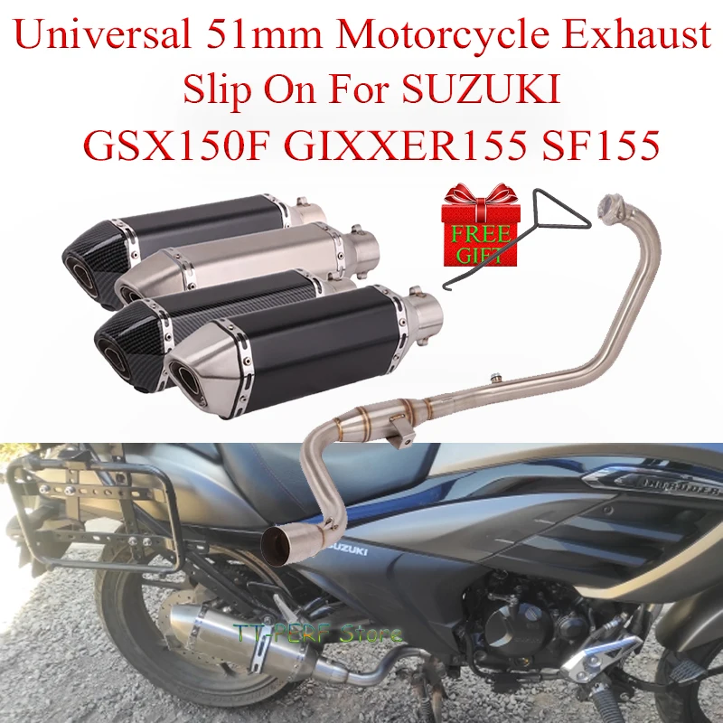 

Выхлопная труба для мотоцикла SUZUKI GSX150F 150F GIXXER155 Gixxer 155