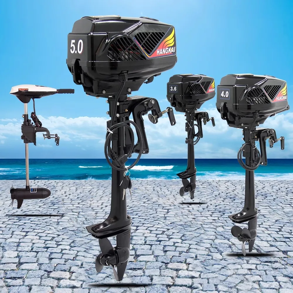 

Powerful Brushless 48v 3.6HP-5.0HP Marine Electric Propeller Boat Outboards Motor For Inflatable Fishing Boat Canoeing 1.75-2.6m