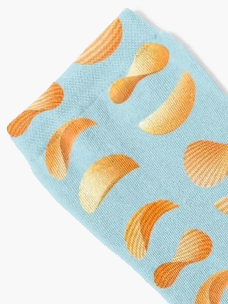 Potato Chips Socks colored Climbing New year's Socks For Man Women's