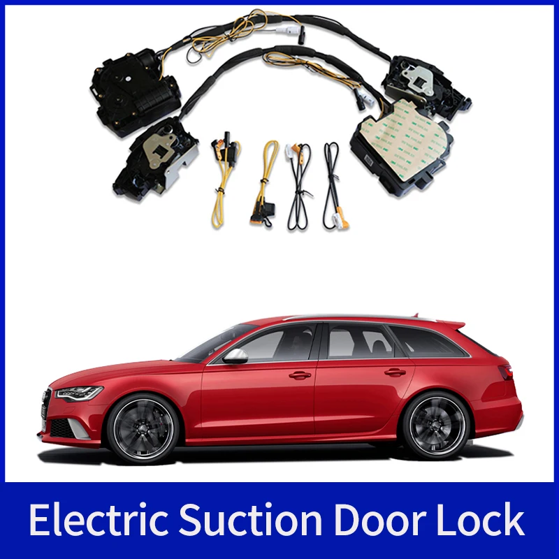 

Car Soft Close Door Latch Pass Lock Actuator Electric Absorption Suction Silence Closer For Audi RS6 2012~2023