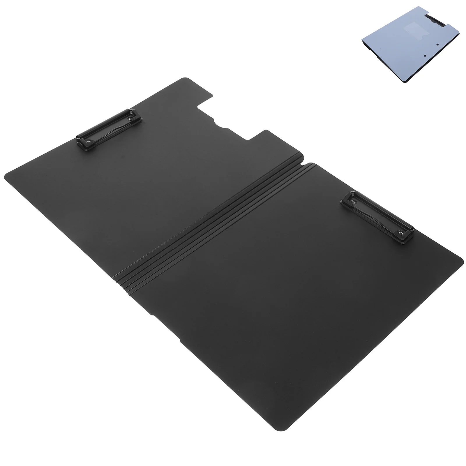 مجلد ملفات حافظة قابل للطي بمشبك مزدوج مقاس A4 للمكتب والمدرسة للاستخدام الطبي وحامل مستندات للتخزين والكتابة البلاستيكية المحمولة #2