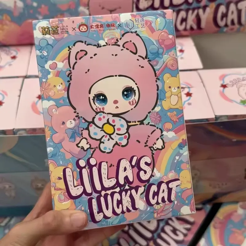 

Liila Lucky Cat Series Blind Box Trendy Plush Toy Cute Ornament Mystery Box Desk Decoration Kid Gift 1:1 High Quality Replica