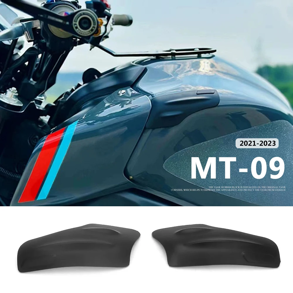 Motocicleta Fuel Tank Side Sticker, Decalque de Proteção Anti-fricção para Yamaha MT09 MT 09 2021 2022 2023, Novo
