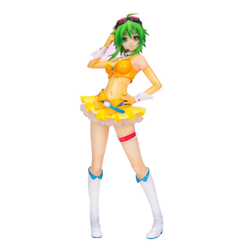 W magazynie oryginalny akwamaryn GUMI VOCALOID z Megpoid Native 1/8 20cm autentyczne modele otaczających postaci i piękności