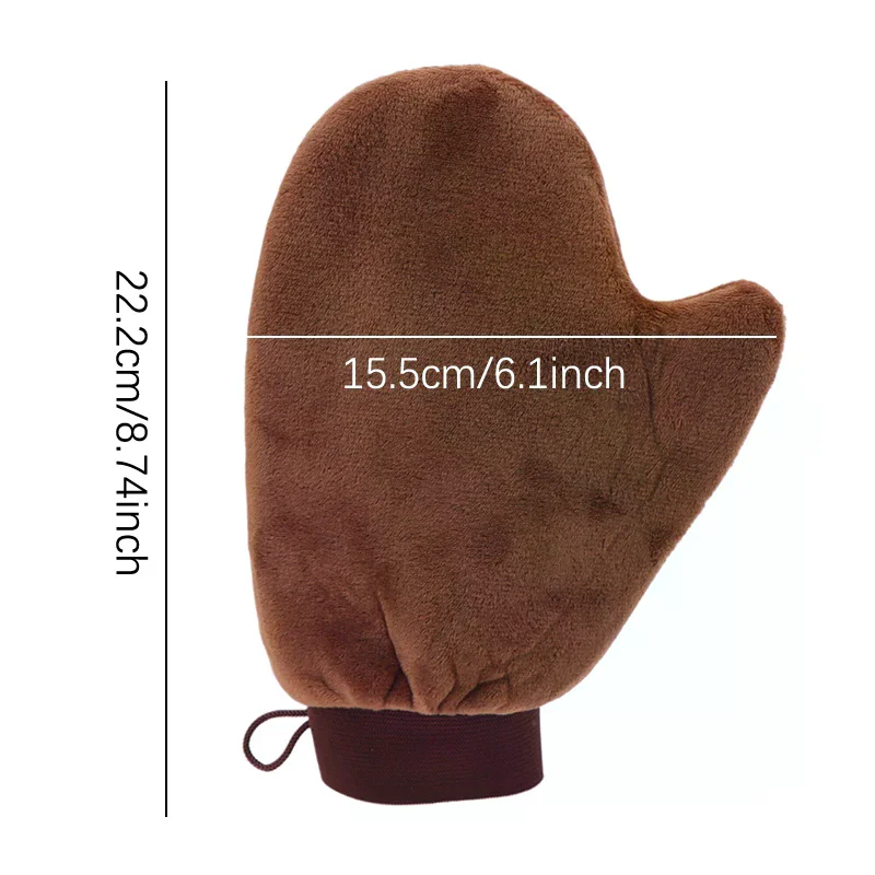 NEW 1Pcs Finger Glove Reusable Body Self Tan Glove Applicator Tanning Gloves Cream Lotion Mousse Body Cleaning Glove Self Tanner