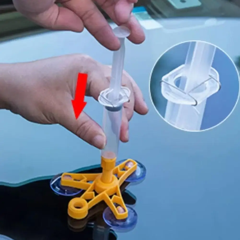 Windshield Car Crack Repair Kit DIY Window Mobile Screen Kit Glue Clean Scratch Glass Neat Cure Crack Repair Car Accessorie Z4N6