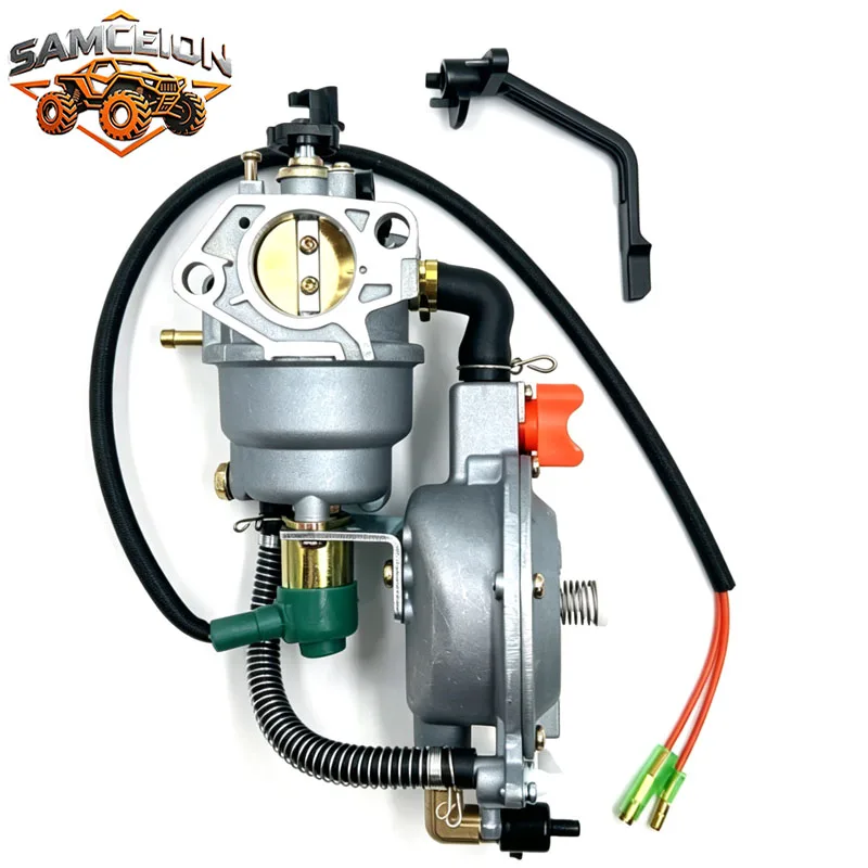 Motorcycle Carburetors For GX390 340 LPG NG 188F 190F 5-8KW,Natural Gas Generator with Dual-Fuel Carburetor,ATV Quad Parts