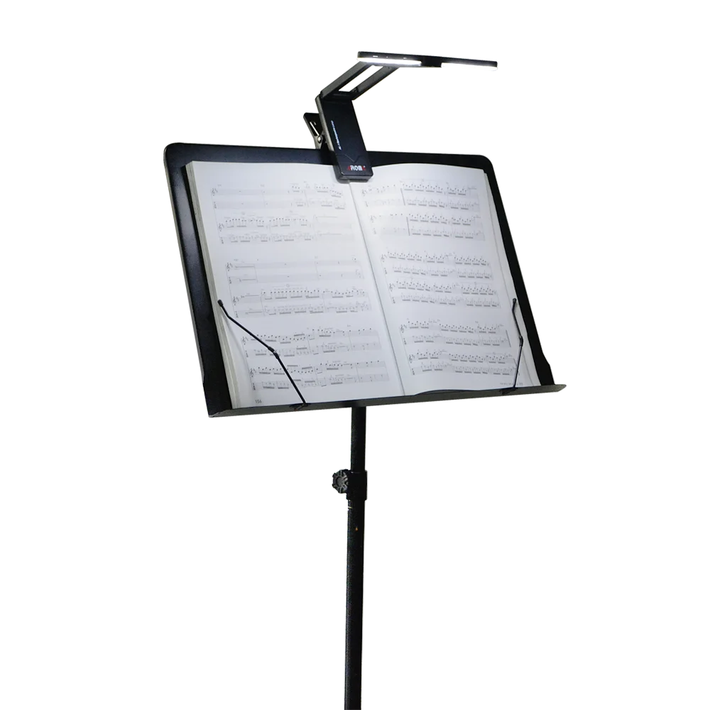 Aroma AL-1 soporte de música Clip de luz en hoja LED recargable lámpara de lectura hoja de música USB luz de escenario luz LED portátil Universal