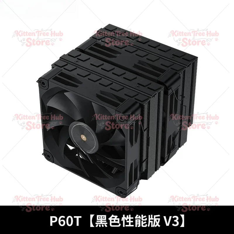 P60T Black Performance Edition V3 Silent Twin Towers 6 Heat Pipes Full Reflow Soldering Air