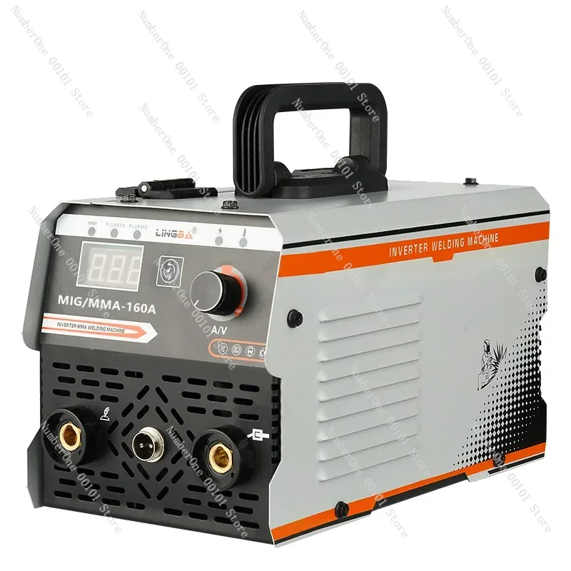 2023 Model 120A Wide Voltage 110-220v with Accessories 1kg Airless Two-Shielded Welding Machine MiG/MMA-160