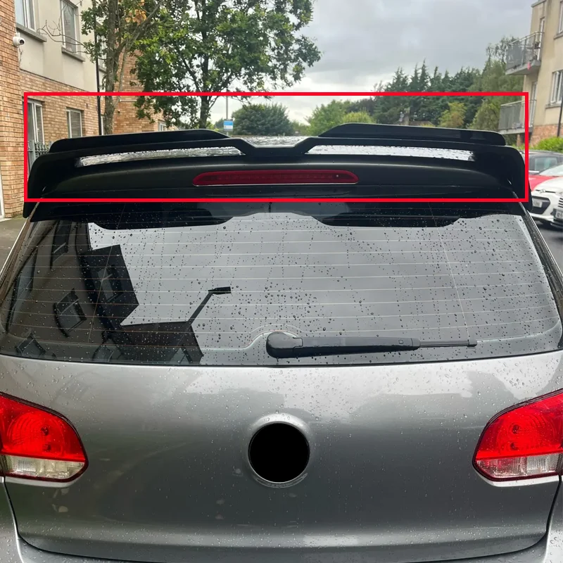 For Volkswagen Accessories VW Golf VI VII MK6 MK7 7.5 R GTI GTD R-LINE Polo Oettinger Roof Spoiler Extentions Flaps Rear Wing